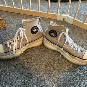 Converse High-Top Sneakers in Light grey